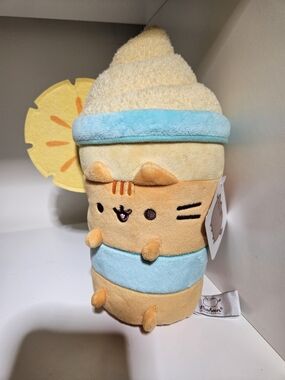Pusheen Pinapple Float Nwt Drink Cat Plush